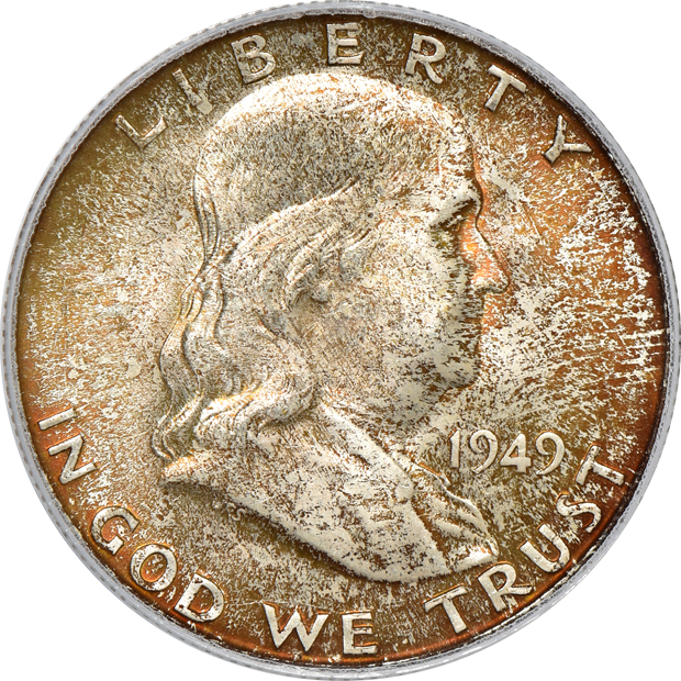 1949-D MS965, 1949-S MS-66, and a 1952-S MS-66, all PCGS CAC