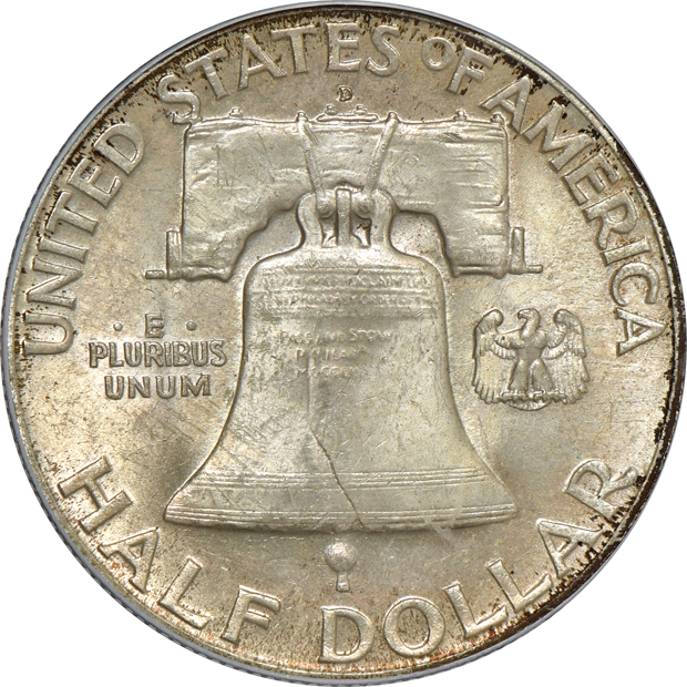 1949-D MS965, 1949-S MS-66, and a 1952-S MS-66, all PCGS CAC