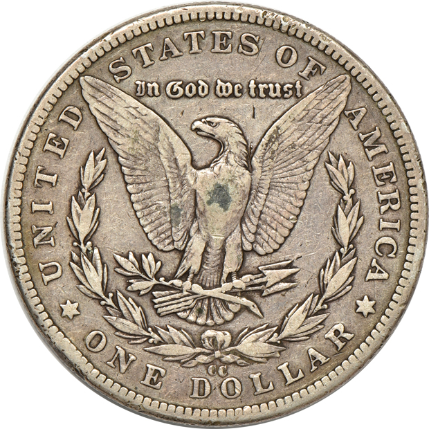 1889-CC VF/rim dings