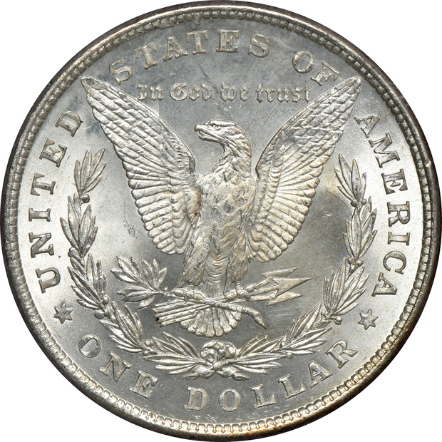 Five Uncirculated U.S. type coins, all PCGS (rattler) CAC