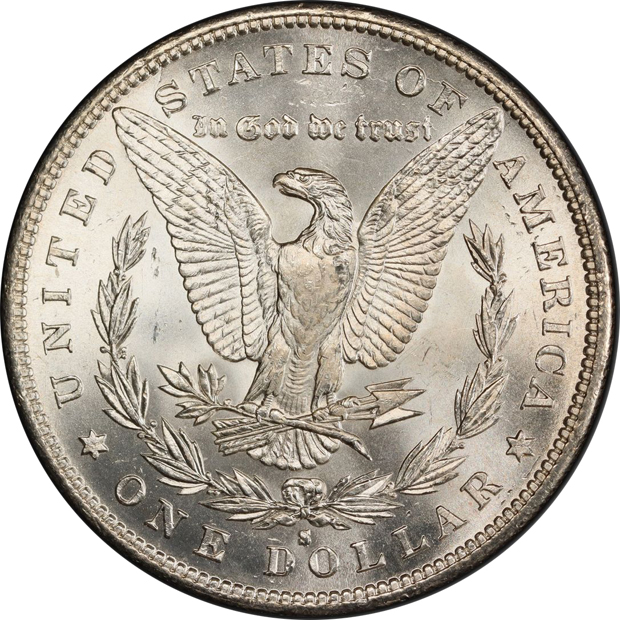 1889-S PCGS MS-64 CAC