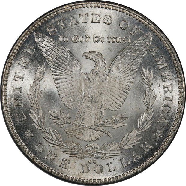 1880/7-CC Reverse of 78 PCGS MS-63