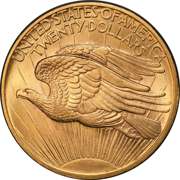 1907 No Motto Saint Gaudens PCGS MS-63