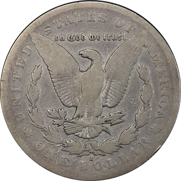 1893-S PCGS About Good details/cleaned