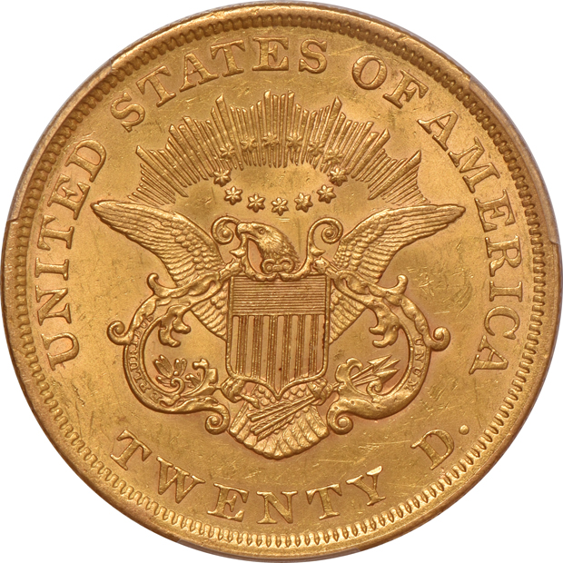 1852 PCGS UNC details/cleaned