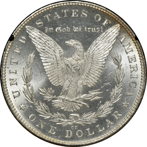 1882-CC GSA MS-63 CAC, and an 1883-CC GSA MS-64+, both NGC
