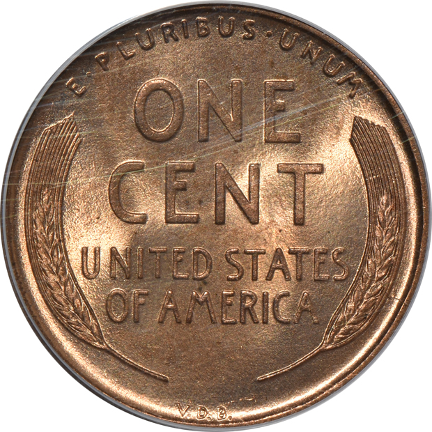 1909 VDB and 1909 Lincoln, both PCGS MS-65RD