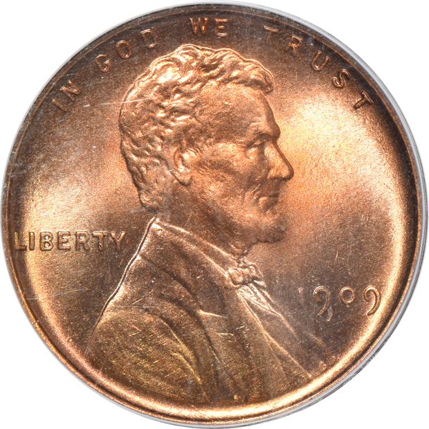 1909 VDB and 1909 Lincoln, both PCGS MS-65RD