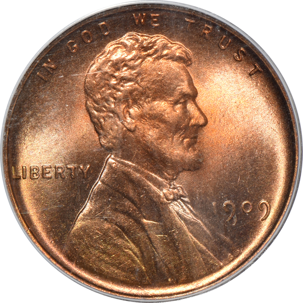1909 VDB and 1909 Lincoln, both PCGS MS-65RD