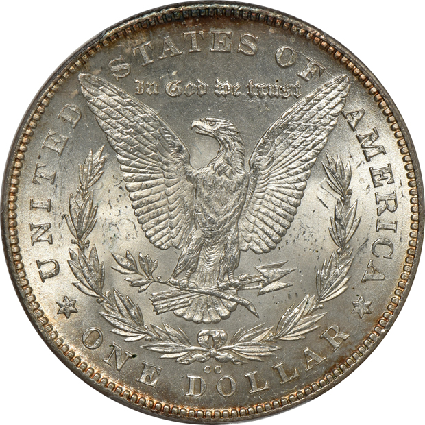 1880/7-CC Reverse of 78 PCGS MS-64 CAC [incorrectly labeled]