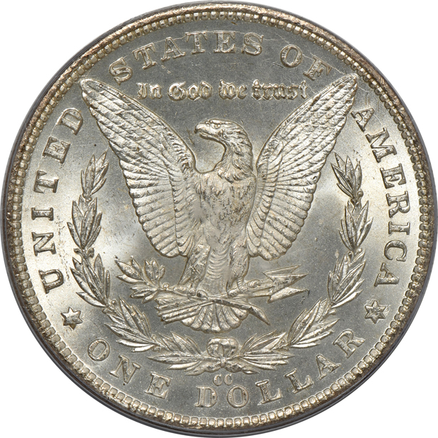1881-CC PCGS MS-65 (green label) CAC