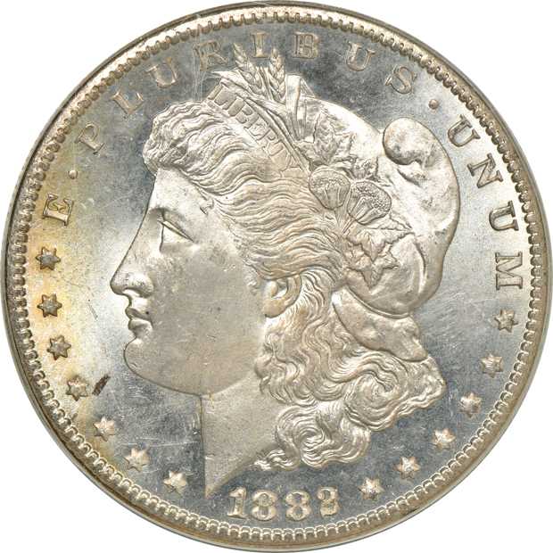 1882-CC MS-63PL, and an 1884-CC MS-64 CAC, both PCGS (green label)