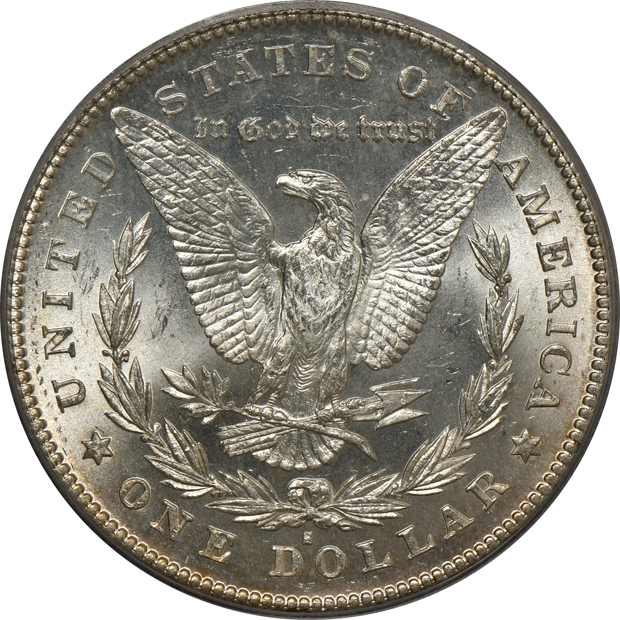 1878-S MS-64, and an 1878-S MS-64 CAC, both PCGS (doily)