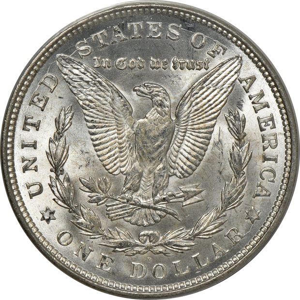 1921-D Morgan PCGS MS-65 (green label) CAC