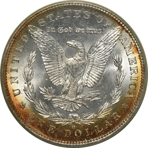 1898-O and 1904-O, both PCGS MS-66 (green label) CAC