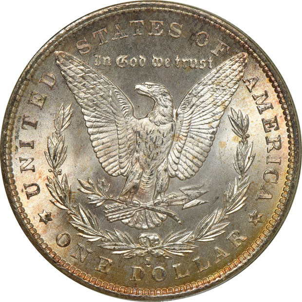 Two 1879-S PCGS MS-66 (green label) CAC