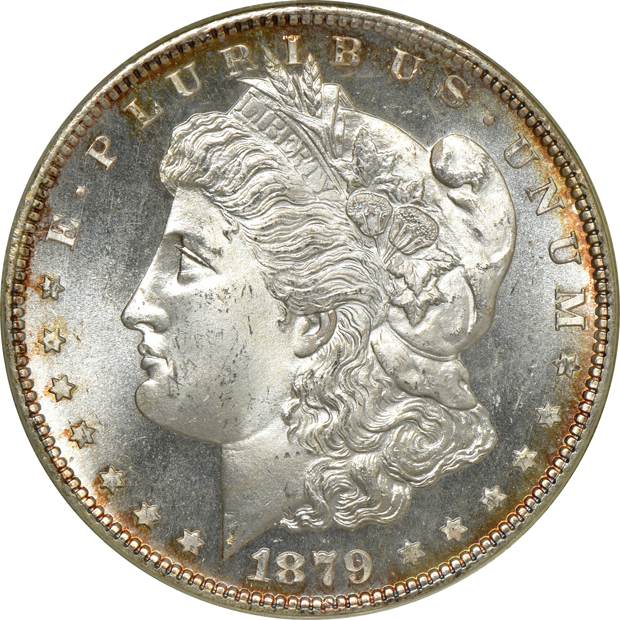 Two 1879-S PCGS MS-66 (green label) CAC