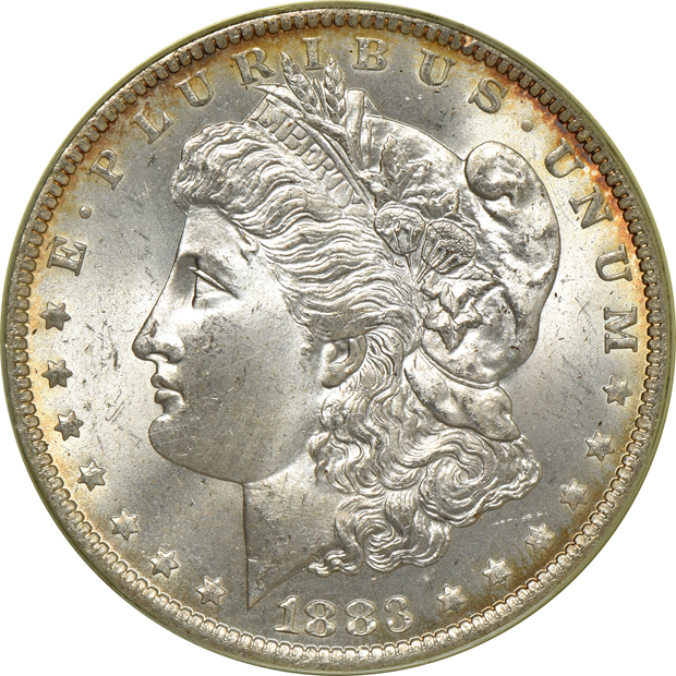 Three 1883-O PCGS MS-65 (green label) CAC