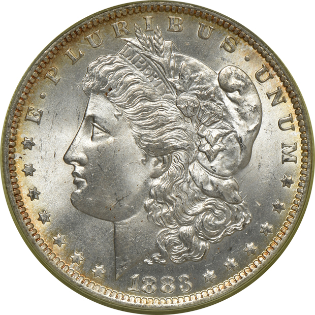 Three 1883-O PCGS MS-65 (green label) CAC