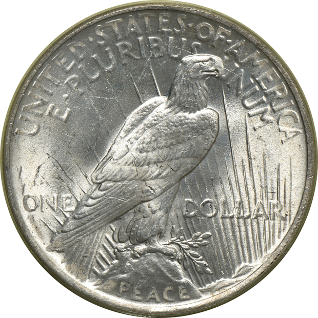 Four 1924 PCGS MS-64 (green label) CAC