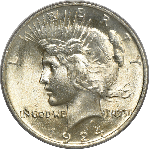 1924 MS-65 CAC, and a 1924-S MS-62, both PCGS (green label)