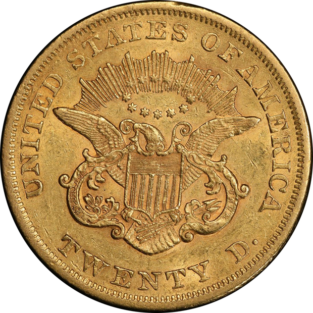 1865 PCGS XF-45