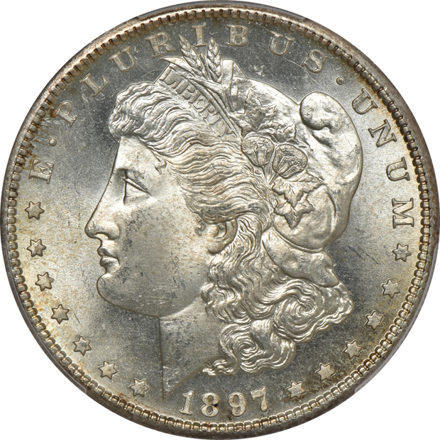 1897 and 1897-S, both PCGS MS-65