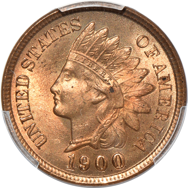 1898 MS-65RB, 1900 MS-64RB, and a 1901 MS-64RD, all PCGS CAC