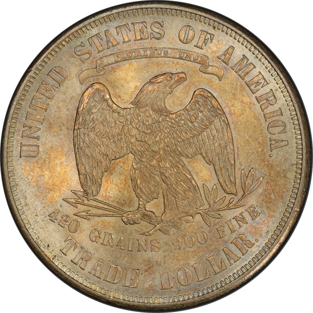 1874-S Trade PCGS MS-64 CAC