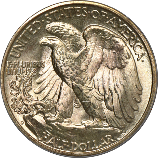 1943-D, 1944-D, and a 1947-D, all PCGS MS-66