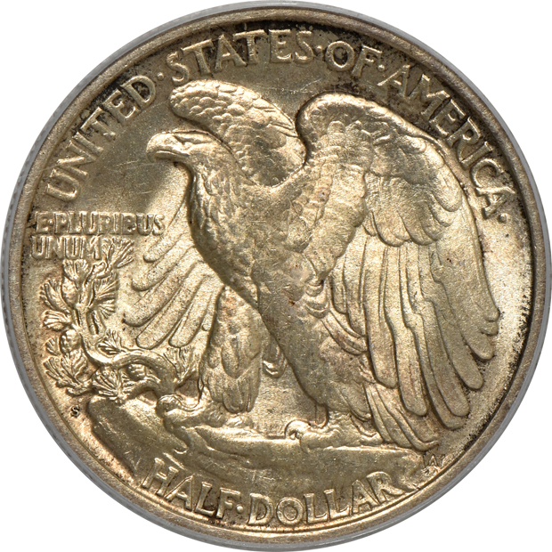 1917-S Reverse PCGS MS-63 (green label) CAC