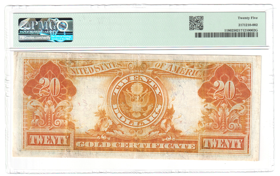 1905 $20 Fr# 1180 - PMG VF-25