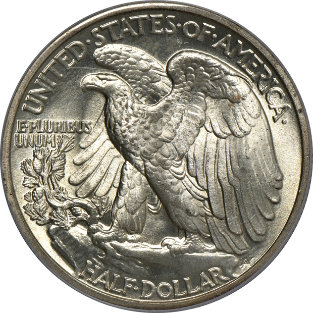 Group of 20 certified Walking Liberty half-dollars, 1941-1947-S, MS-65 to MS-67 
