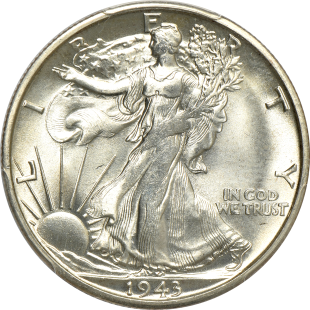 Group of 20 certified Walking Liberty half-dollars, 1941-1947-S, MS-65 to MS-67 