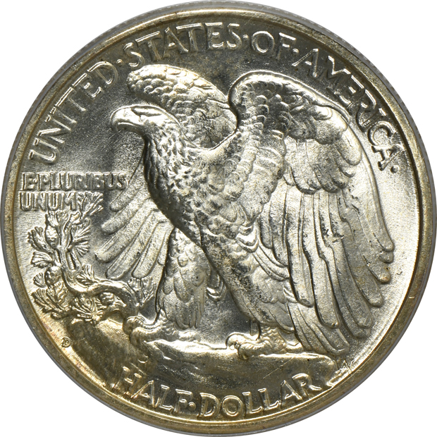 Group of 20 certified Walking Liberty half-dollars, 1941-1947-S, MS-65 to MS-67 