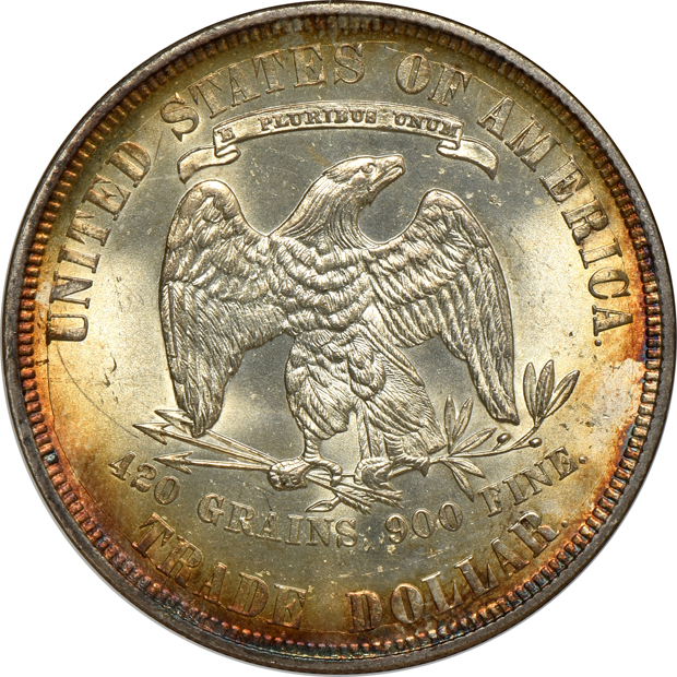 1877 Trade NGC MS-63 (no line) CAC