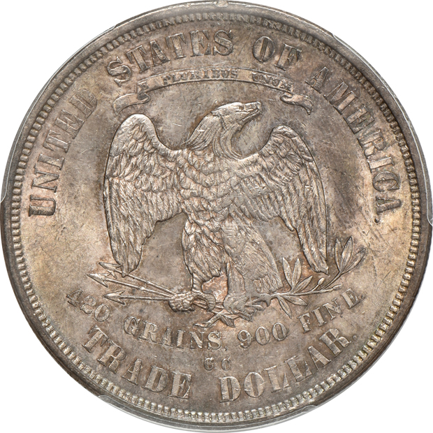 1875-CC Trade PCGS MS-63