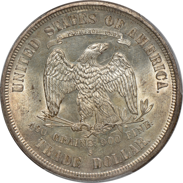 1875-S/CC B-5792 PCGS MS-62