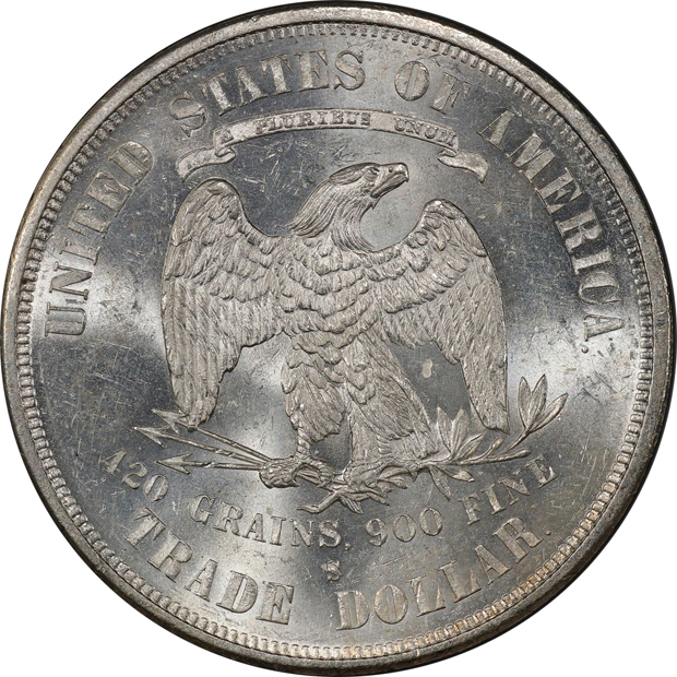 1876-S Trade PCGS MS-62
