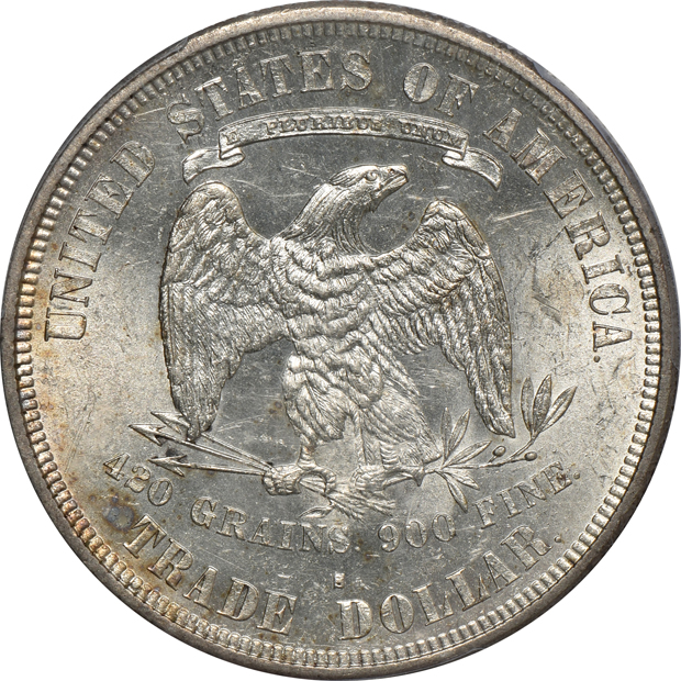 1876-S Trade PCGS MS-62