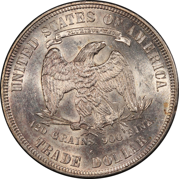 1876-S Trade RPD, FS-301 PCGS MS-61