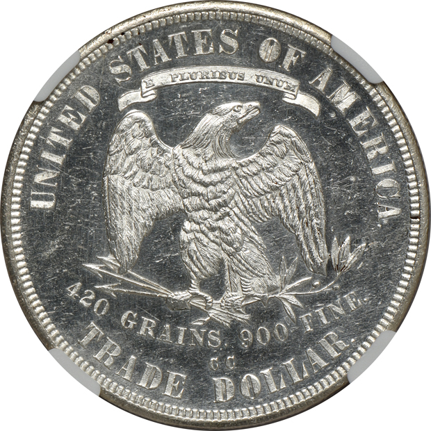 1877-CC Trade NGC MS-61+ Star