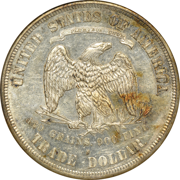 1874-S Trade NGC MS-60