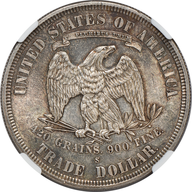 1877-S Trade NGC MS-64