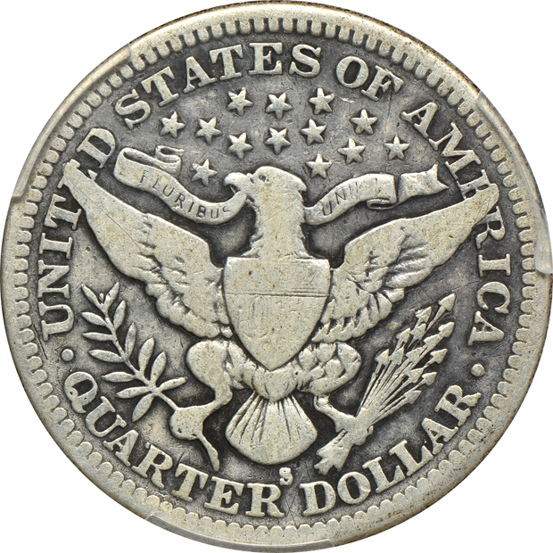 1913-S PCGS VG details/cleaned