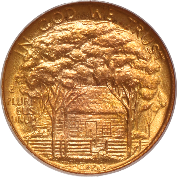 1922 $1 Grant Memorial NGC MS-66
