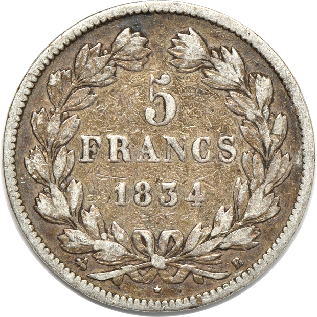 France - Nineteen 5 francs