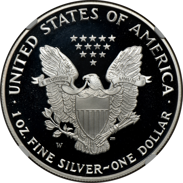 1995 W 1oz American Silver Eagle NGC PF 70 Ultra Cameo