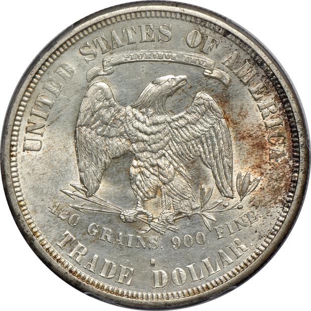 1875-S Trade PCGS MS-62