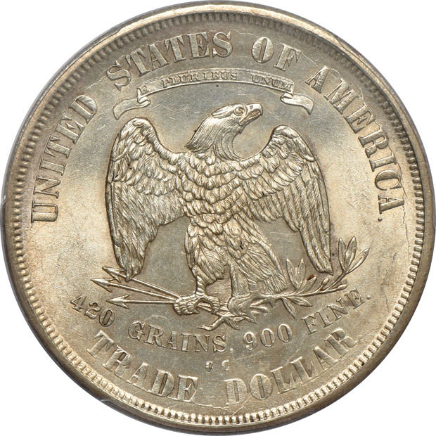 1874-CC Trade PCGS MS-62